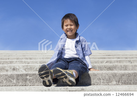 Refreshing blue sky and boys Refreshing blue sky and boys 12466694