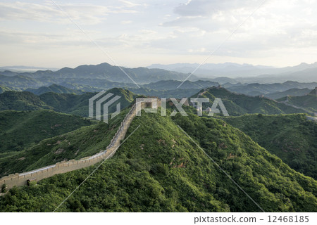 Beijing Great Wall in China, the majestic Great Wall, a symbol of China. Beijing Great Wall in China, the majestic Great Wall, a symbol of China. 12468185