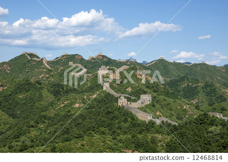 Beijing Great Wall in China, the majestic Great Wall, a symbol of China. Beijing Great Wall in China, the majestic Great Wall, a symbol of China. 12468814