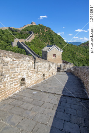 In Beijing, China, the majestic Great Wall. In Beijing, China, the majestic Great Wall. 12468914