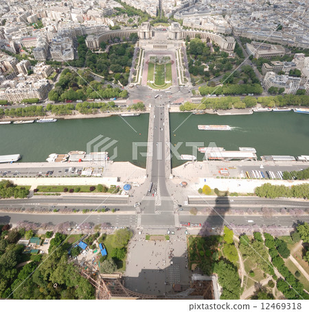 View from Eiffel tower View from Eiffel tower 12469318