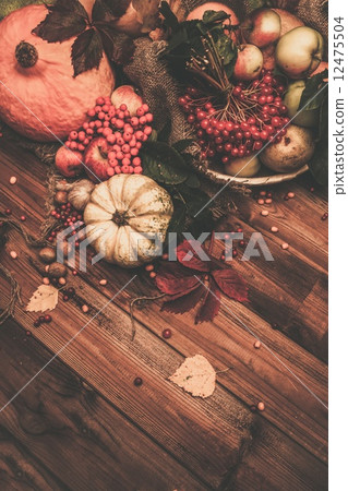 Thanksgiving day autumnal still life 12475504