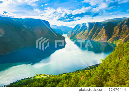 Norway Nature Fjord Sognefjord 12476444