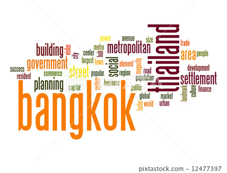 Bangkok word cloud Bangkok word cloud 12477397