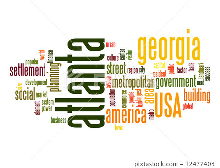 Atlanta word cloud Atlanta word cloud 12477403