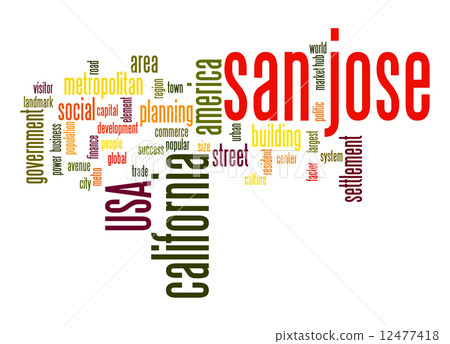 San Jose word cloud San Jose word cloud 12477418