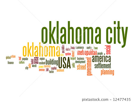 Oklahoma City word cloud 12477435
