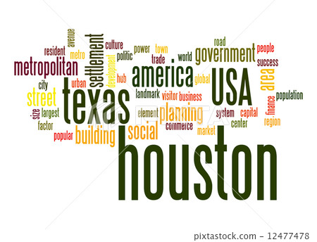 Houston word cloud Houston word cloud 12477478