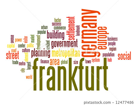 Frankfurt word cloud Frankfurt word cloud 12477486