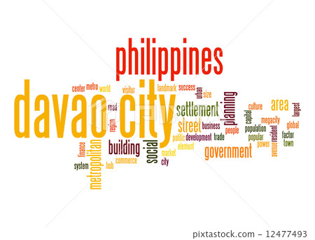 Davao City word cloud Davao City word cloud 12477493
