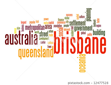 Brisbane word cloud 12477528