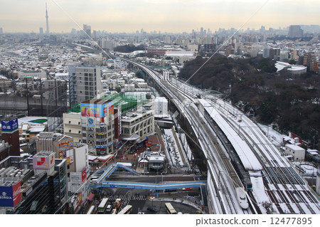 上越新幹線E4系列經歷了積雪（舊漆） 12477895
