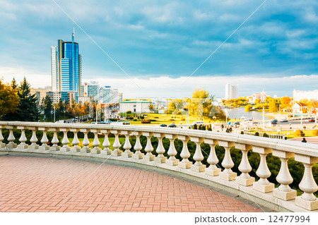 View of the modern architecture of Minsk, from the area Nyamiha, View of the modern architecture of Minsk, from the area Nyamiha, 12477994