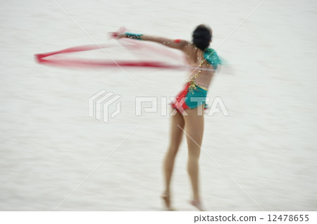 Rhythmic gymnastics ribbon 12478655
