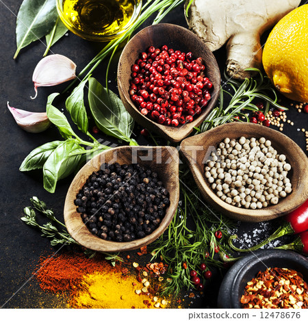 Herbs and spices selection Herbs and spices selection 12478676