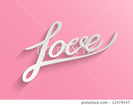 Love lettering Greeting Card Love lettering Greeting Card 12479547