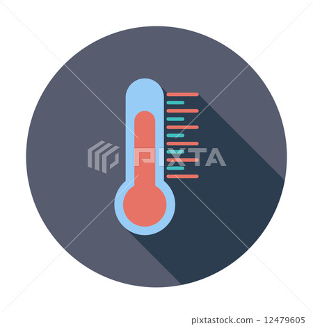 Thermometer icon. Thermometer icon. 12479605