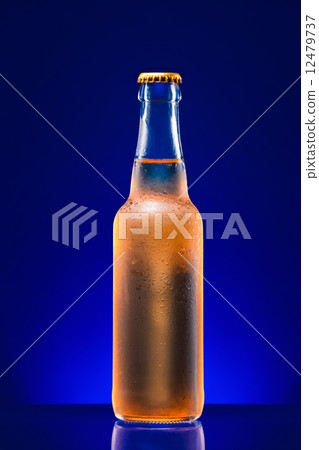 wet beer bottle 12479737