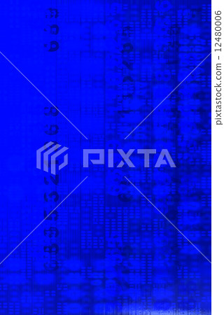 藍色數字和脈衝的圖像 藍色數字和脈衝的圖像 12480006