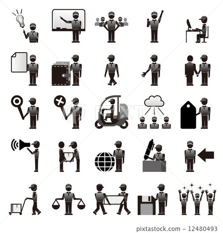 送貨工人圖標 12480493