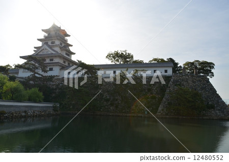 Imabari Castle in early autumn 12480552