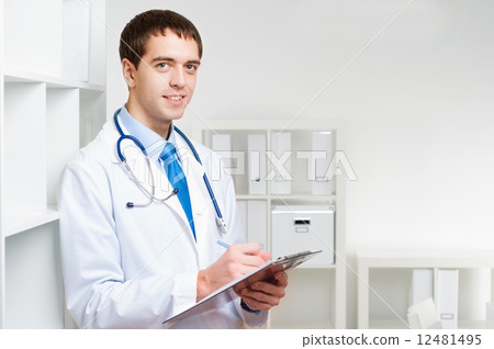 portrait of a doctor portrait of a doctor 12481495