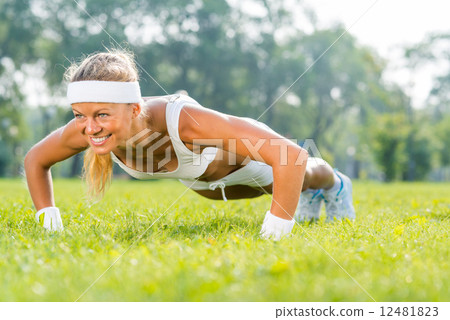 Outdoor workout 12481823