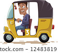Asian Rickshaw 12483819
