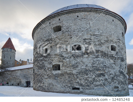 Medieval tower Thick Margarita in Tallinn 12485248
