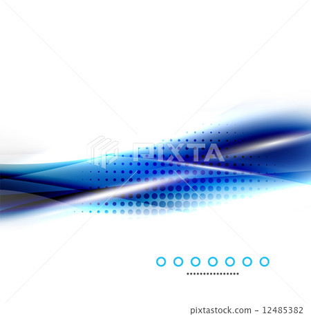 Abstract background, blue wave business template 12485382