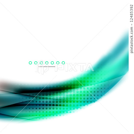 Abstract background, blue wave business template 12485392