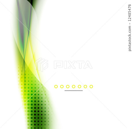 Abstract background, green wave business template 12485476