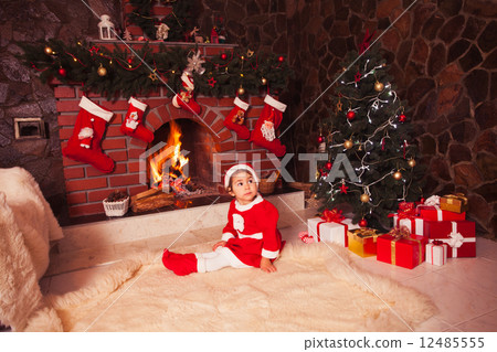 Christmas fireplace Christmas fireplace 12485555