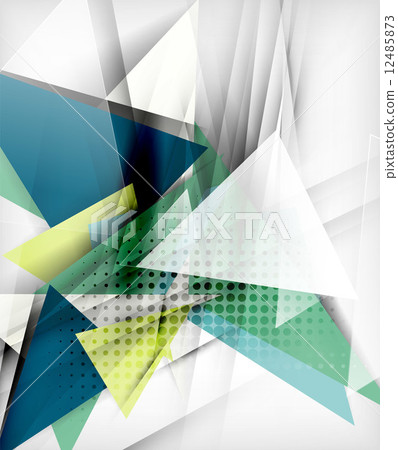 Color triangles, unusual abstract background Color triangles, unusual abstract background 12485873