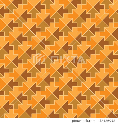 Seamless vector pattern - arrows 12486958