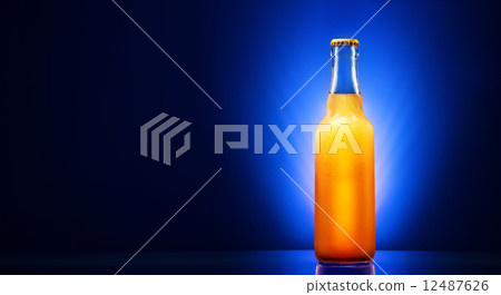 wet beer bottle 12487626