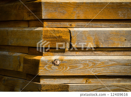 corner of old wooden cottage corner of old wooden cottage 12489616