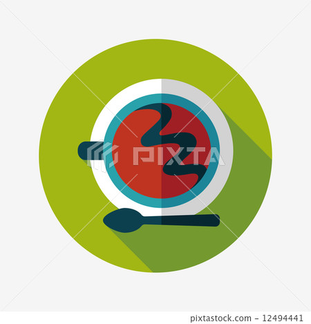 coffee flat icon with long shadow,eps10 coffee flat icon with long shadow,eps10 12494441