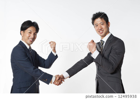 握手的商人 12495938