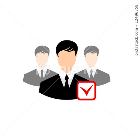 Avatar set front portrait office employee team for web design ap 12496559