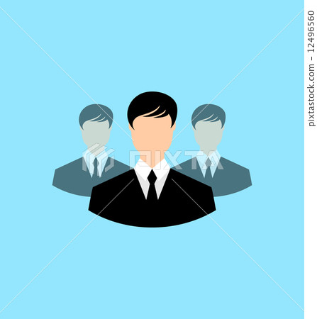 Avatar set front portrait office employee team for web design ap 12496560