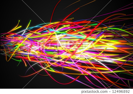 Heavy Rainbow Strands Line Glow Dark Background Super Sonic Heavy Rainbow Strands Line Glow Dark Background Super Sonic 12496892