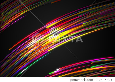 Rainbow straight Diagonal Line Glow split three section Rainbow straight Diagonal Line Glow split three section 12496893