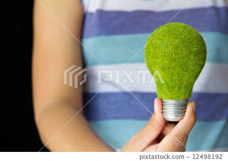 eco light bulb concept  12498192
