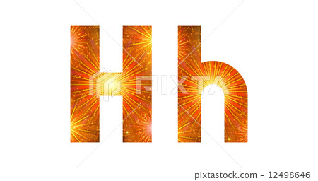 Set of letters, firework, H 12498646