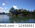 Imabari castle and outer moat 12498881