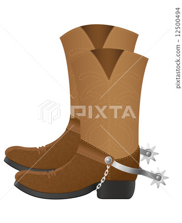 cowboy boots vector illustration cowboy boots vector illustration 12500494