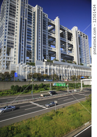 台場大廈和首都高速 台場大廈和首都高速 12501434
