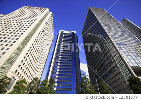 大手町的辦公樓城市 大手町的辦公樓城市 12501577
