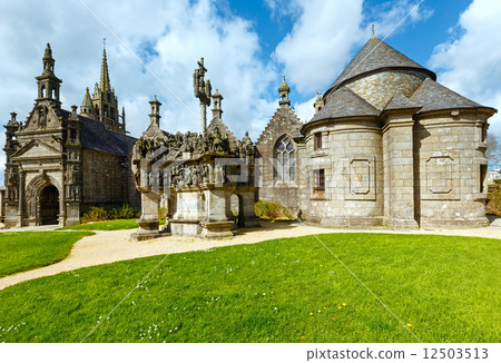 The parish of Guimiliau, Brittany, France. 12503513